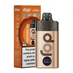  Ten Tangerines Dojo Blast 6000 Disposable Vape by Vaporesso 20mg